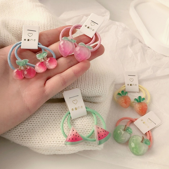 Travel Accessories With Kids - Детские резинки для волос с морковью,