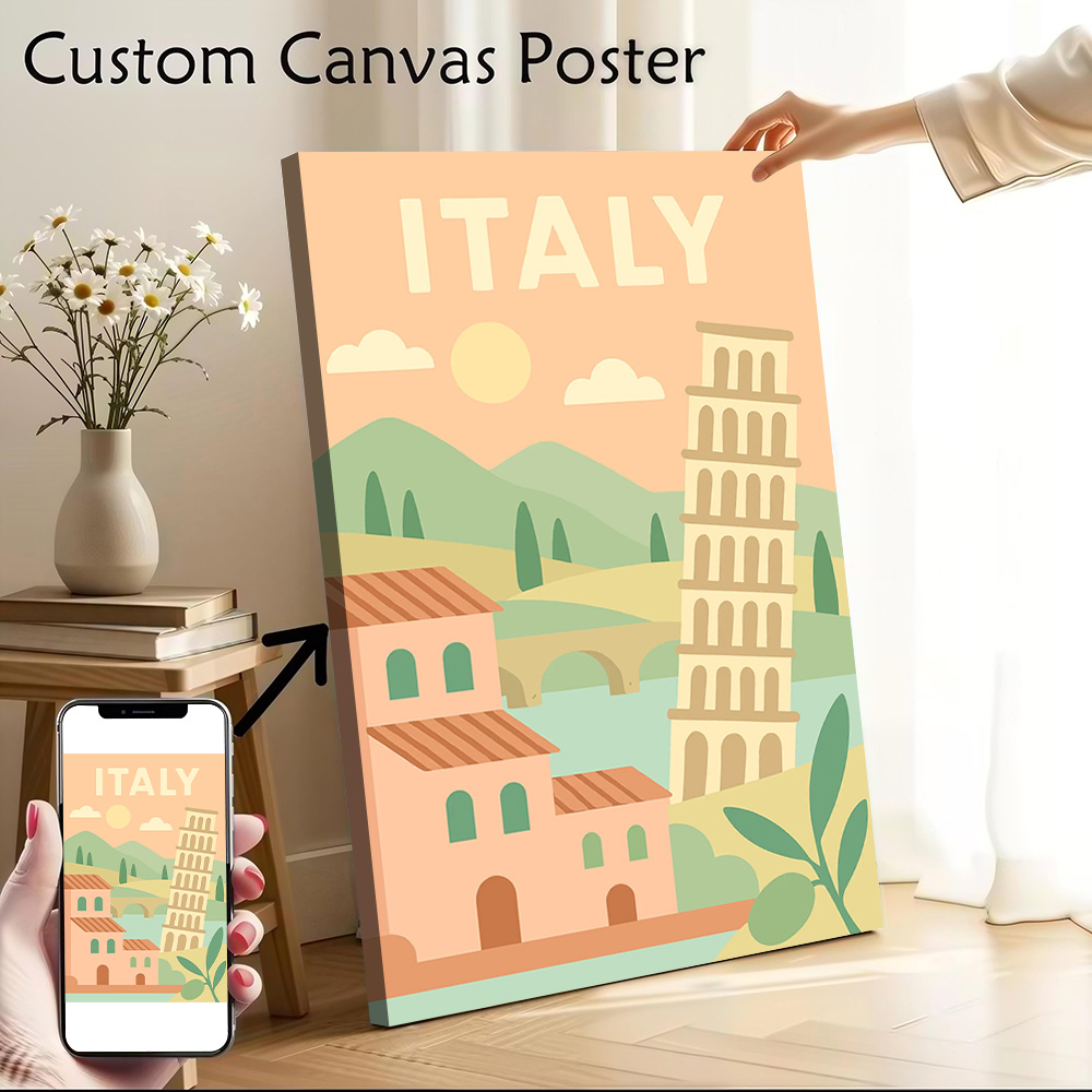 Постеры на холсте с видами Ита – обзор и цена Travel Accessories Italy