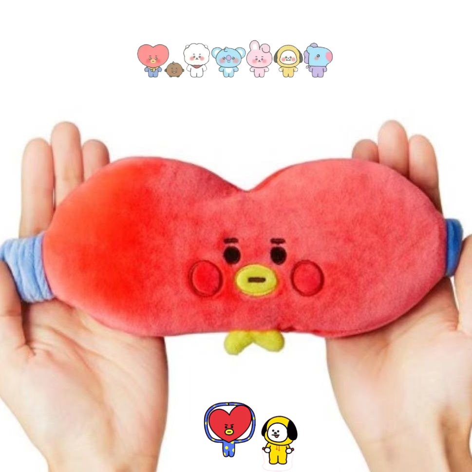 Милая плюшевая маска для глаз  – обзор и цена Travel Accessories Cute